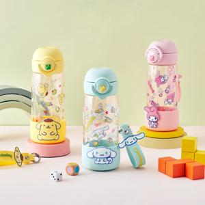 스쿨핏 산리오캐릭터즈 원터치 트라이탄 보틀 470ml(스트랩+바닥커버)