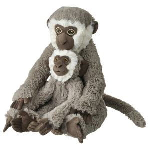 산들뢰파레 애착인형 동물 2종 32cm 긴꼬리원숭이와새끼