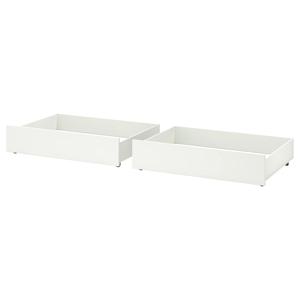 굴라베리 침대 밑 수납상자2입 화이트 200cm