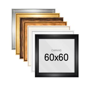 하비스 캔버스 액자 프레임 우드 60x60