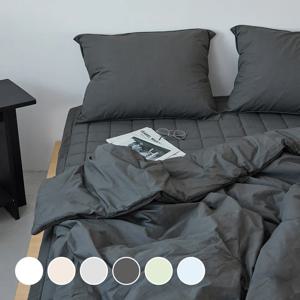 레스트 워싱 오가닉 60수 면 홑겹이불커버 SS/Q 6colors