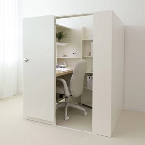플랜EROOM1200 1인실 집중력 독서실책상 수납책장형