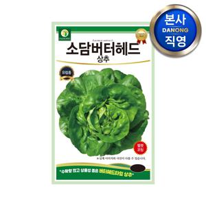 소담 버터헤드 상추 씨앗 100립 . 유럽상추 펠렛코팅 유러피안 쌈채소 씨 종자