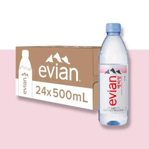 에비앙 미네랄 워터 수입 생수 500ml x 24입