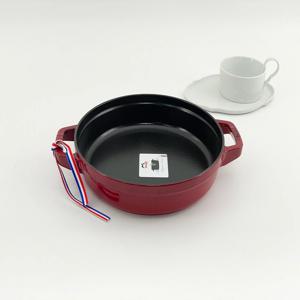 [리퍼]스크래치 투핸들 원형팬 24cm, 체리 145792406-B