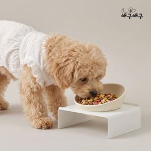 강아지 고양이 세라믹 도자기 식기 솔리드 다이닝 1구