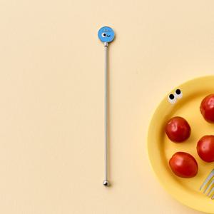 NEW 콩알이 스텐304 머들러 21cm 블루