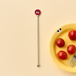 NEW 콩알이 스텐304 머들러 21cm 레드