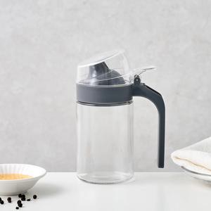 원터치 유리 소스병 250ml 다크그레이
