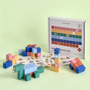 착착키즈 2.5cm미니큐브 자석블록 세트 60pcs
