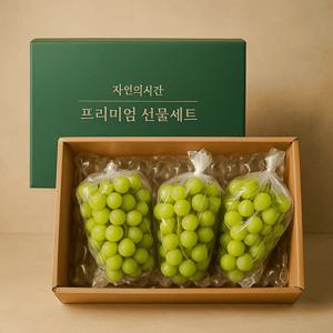 프리미엄 샤인머스캣 2kg 특품 (3수) 선물세트 명절선물