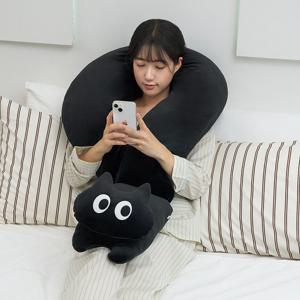롱 테일 캣 바디필로우 (125CM) 고양이 대형 쿠션 집들이 선물