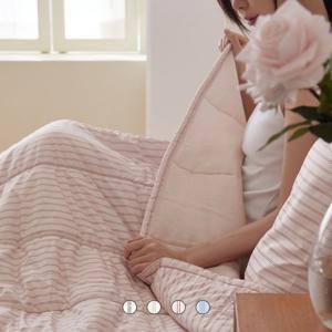 포그 알러지케어 실크코튼필 여름 차렵이불세트 SS/Q/K 4color