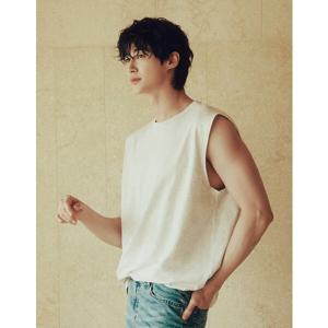 (신세계마산점)지오다노 NEW 변우석 코튼 저지 머슬티 025560