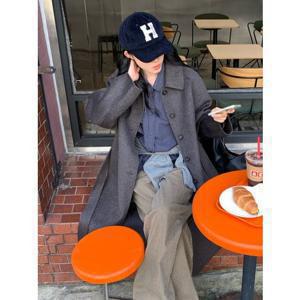 올리브데올리브 벨티드 울혼방 핸드메이드 맥코트 OW5XHA53