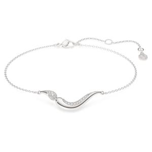 Swarovski Classica 브레이슬릿, 라운드 컷, 화이트, 스털링 실버