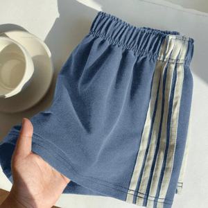 TEMU 여성용 패션 빈티지 와이드핏 캐주얼 쇼츠