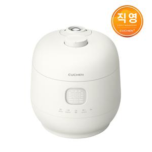 TEMU 쿠첸 브레인 미니 풀스텐 듀얼프레셔 3인용 IH전기압력밥솥 화이트 CRT-TWS0310W