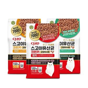 TEMU 이나바 스고이 유산균 크런키 1.52kg 고양이사료