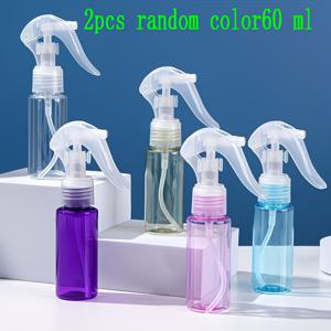 TEMU 2개 랜덤 색상 60ml 미스트 보습 스프레이 병, 휴대용 여행용 스프레이 병, 야외 휴대용 나노 스프레이, 휴대 용이, 민감성 피부용 특수 디자인, 리필 가능, 여름 쿨링 스프레이 병, 사무실 수분 공급, 헬스장 스프레이