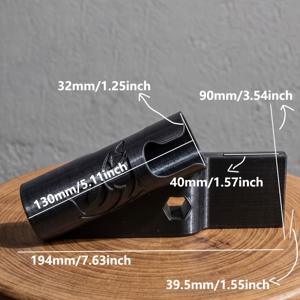 TEMU 벨트 장착 브라켓 시스템이 있는 휴대용 3D 낚싯대 홀더 벨트 - 왼손잡이/오른손잡이 낚시꾼용 핸즈프리 로드, 카약 및 사냥 장비용 - 컴팩트 아웃도어 낚시 액세서리