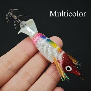 TEMU 가로형 잉크어 직발 에기 세트 혼합 색상 야광 UV 오징어 루어 깃털 스커트 3D 눈 인조새우 미끼 문어 오징어장어