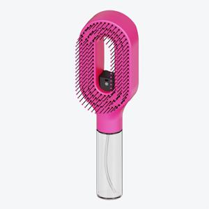 TEMU 헤어 스프레이 빗, 정전기 방지 2-in-1 휴대용 헤어 브러시, 거칠음 감소, 헤어 스타일링 빗, 두피 마사지, 물 또는 에센셜 오일 겸용 헤어 케어, 빗질 및 스타일링용, 55ml/1.86oz 수용 가능