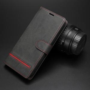 TEMU 휴대폰 케이스 - 삼성 갤럭시 S7/S8/S9/S10/S20/S21/S22/S23 ULTRA 인조 가죽 지갑형 휴대폰 케이스 가로선 스탠드 보호 케이스