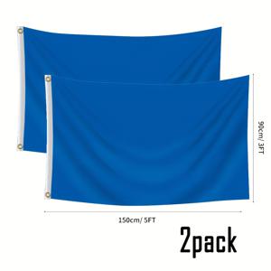 TEMU 90 x 150cm 깃발 2개 세트. 블랙, 화이트, 레드, 옐로우, 그린, 블루, 퍼플, 오렌지 등 단색으로 제공됩니다. 이 다용도 폴리에스터 배너는 축제, 기숙사, 파티 등 다양한 행사에 적합합니다.