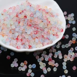 TEMU 4mm 매트 무광 포인트 구멍 유리 비즈, DIY 액세서리 제작용 - 보석 장식, 헤어 액세서리, 신발 장식, 의류 꾸미기 및 펜 장식에 적합