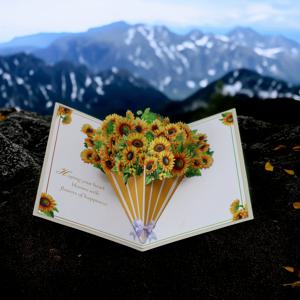 TEMU 1개, 팝업 카드, 장식품, 생일, 발렌타인데이, 결혼식, 기념일, 추수감사절, 크리스마스 3D 카드, 메시지 카드 및 회복을 빕니다, 수제 종이 조각 카드, 수제 만화 카드