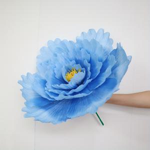 40cm 자이언트 부직포 모란 인조꽃 웨딩 장면 이벤트 레이아웃 장식 정원 배경 장식 시뮬레이션 꽃머리