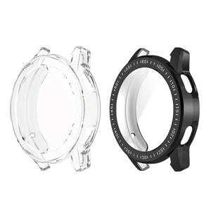 TEMU Xiaomi Watch S3용 2개입 소프트 TPU 풀 커버 소프트 쉘 케이스, 전체 보호 커버, 스크린 보호기 스마트워치 스크래치 방지 쉘 추가