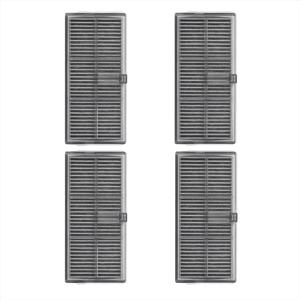 TEMU (4개입) X40 Ultra/ L10S Pro / X30 Ultra/ L10S 2/ L40 Ultra 로봇 청소기용 L40 Ultra HEPA 필터 (4개), 필터 추가, 교체 부품 필터