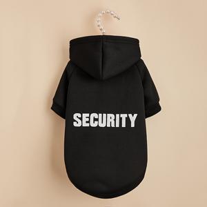 TEMU 프린트 펫 스웨트셔츠 - 강아지 후드 스웨트셔츠, 플리스 두꺼운 의류. 모자 포함, 부드럽고 쉬운 착용감, 편안함, 따뜻함, 패셔너블함. 중간 크기 및 대형견용. 봄, 가을, 겨울