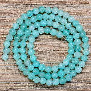 TEMU 천연석 루즈 비즈, 4mm 아마조나이트 광택 라운드 비즈, 주얼리 제작용, DIY 여성용 주얼리 액세서리, 핸드메이드 목걸이 팔찌 귀걸이 발찌 휴대폰 고리 액세서리, 길이 38cm/15인치, 한 줄당 약 94-98개 비즈