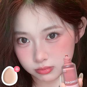 TEMU 리퀴드 블러셔 여성 볼터치 아이섀도우 블러셔 롱래스팅 워터프루프 글로우 블러셔 물광 블러셔 원기 볼터치 원기왕성 크림 블러쉬 에센스 블러셔 촉촉 윤광 블러셔 여성 볼터치 아이섀도우 자연 발색·지속력 리퀴드 블러셔 (작은 퍼프 증정)