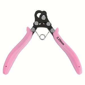 TEMU 1팩 핑크 와이어 로핑 플라이어 - 1.5mm/2.25mm/3mm, 주얼리 제작, 귀걸이 스터드, 구리 와이어 벤딩 도구