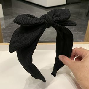 TEMU 가을 겨울 토끼 귀 머리띠, 세안용 머리띠, 높은 스컬 탑, 귀여운 리본 머리핀
