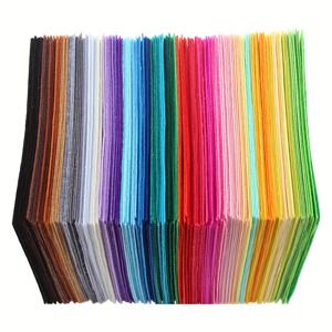 30*30cm 펠트 원단 40개입 밸류팩, 공예용 다양한 색상의 펠트 시트, 부직포 재질의 스티칭 원단, 공예, 크리스마스 장식 및 장식에 적합
