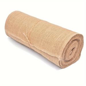 테이블보 DIY 패브릭 - 러스틱 버랩 스타일, 11.8x394인치, 크리스마스 & 할로윈 장식, 웨딩 세팅 소재, 추수감사절 장식, 크리스마스 테이블 데코