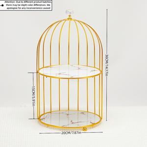 TEMU 1개 이중 레이어 메이크업 정리함 화이트 골드 블랙 골드 디자인 욕실 화장대 수납 트레이 여성용 화장품 제품