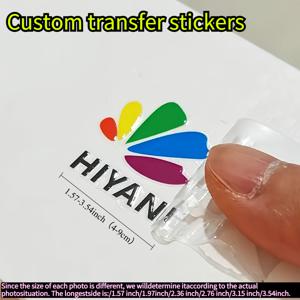 맞춤형 UV TDF 전사 스티커, 팩당 16/31개, 4-9cm / 1.57-3.54인치 패턴 및 로고, 개인화 로고 맞춤 제작, 3D 투명 고품질 스티커, 매끄러운 표면 사용 가능, 간편한 부착, 내구성 있는 스티커