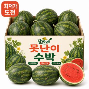 TEMU 꿀당도 못난이 수박 6~7kg