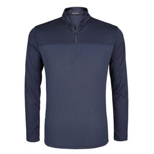 TEMU 남성 캐주얼 데일리웨어 통기성 좋은 가슴배색 긴팔 집업 티셔츠(SI42LT055M)