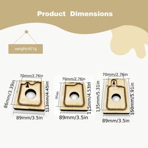 TEMU C234 가죽 제품 카드 홀더 열쇠 케이스 가죽 다이컷 세트, 핸드메이드 DIY 카드 홀더, 자동차 키 파우치, 일체형 다이커팅 및 펀칭 몰드, 1개 성형용