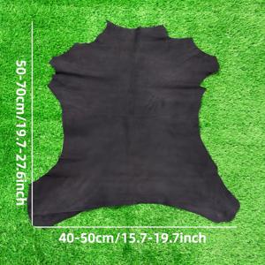 섬세한 벨벳 같은 다크 그레이 스웨이드 양가죽, 부드럽고 내구성 좋음, 0.7-1mm 두께, DIY 공예, 가방, 지갑, 가죽 원단용 | 가죽 소재 | 천연 양가죽