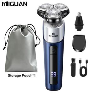 TEMU 남성용 전기 3중 헤드 면도기, USB 충전, 코털 제거기 및 턱수염 칼 옵션 조합 세트, 다용도 세트, 상황 및 필요에 따라 추가 가능, 가정, 선물 또는 여행에 적합