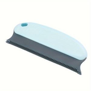TEMU A2906 가정용 먼지 제거 브러쉬 소파 미용사 의류 털 제거 브러쉬 애완 동물 털 청소 브러쉬 1개 다기능 강아지 털 제거 브러쉬, 부드러운 TPR 하피 털 제거 슬리커 브러쉬 (소파, 카펫, 자동차 시트 및 침구용)