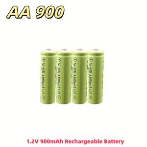 TEMU Ossian 브랜드 - 1.2V 900mAh AA 충전식 배터리, 마이크, MP3 플레이어, 면도기 및 가정용 기기용 고성능 배터리